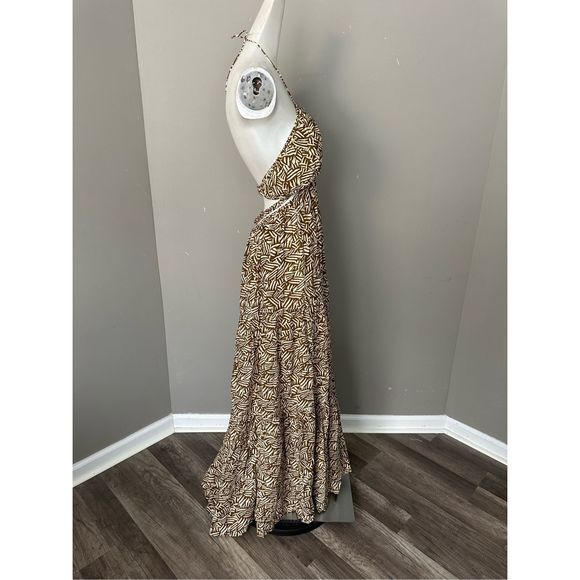 JONATHAN SIMKHAI LAUREL PRINTED COVERUP DRESS Large $445 - Picture 10 of 14